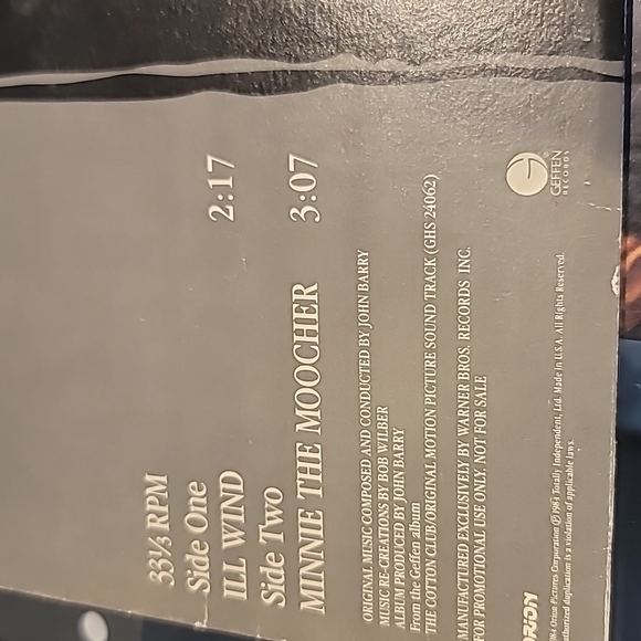 The Cotton Club - Ill wind - Minnie the Moocher - 12" Vinyl - Picture 3 of 4